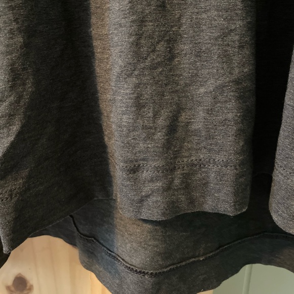 Lululemon Side Tie V-Neck T-Shirt in Heathered Black - Picture 8 of 8